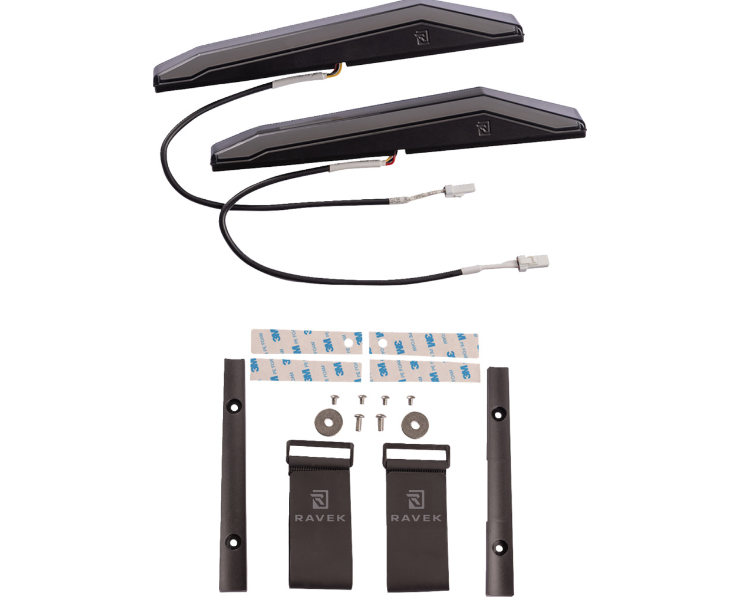 Ravek - Apex Lights™ - Running - Amber - Talon - Honda