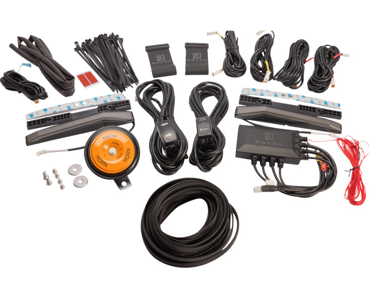 Ravek - Turn Signal Kit - White Running Light - U-Force -  CF MOTO