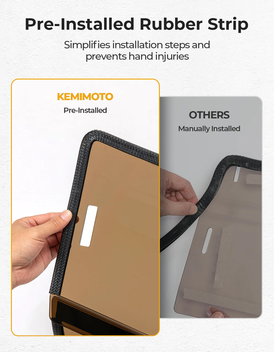 KEMIMOTO - Tinted Rear Windshield Scratch Resistant for CFMOTO ZForce 950