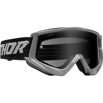 Combat Sand Goggle - Racer - Gray/Black - Smoke Lens