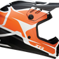 Z1R Youth Rise Helmet - Flame - Orange - Large 0111-1444