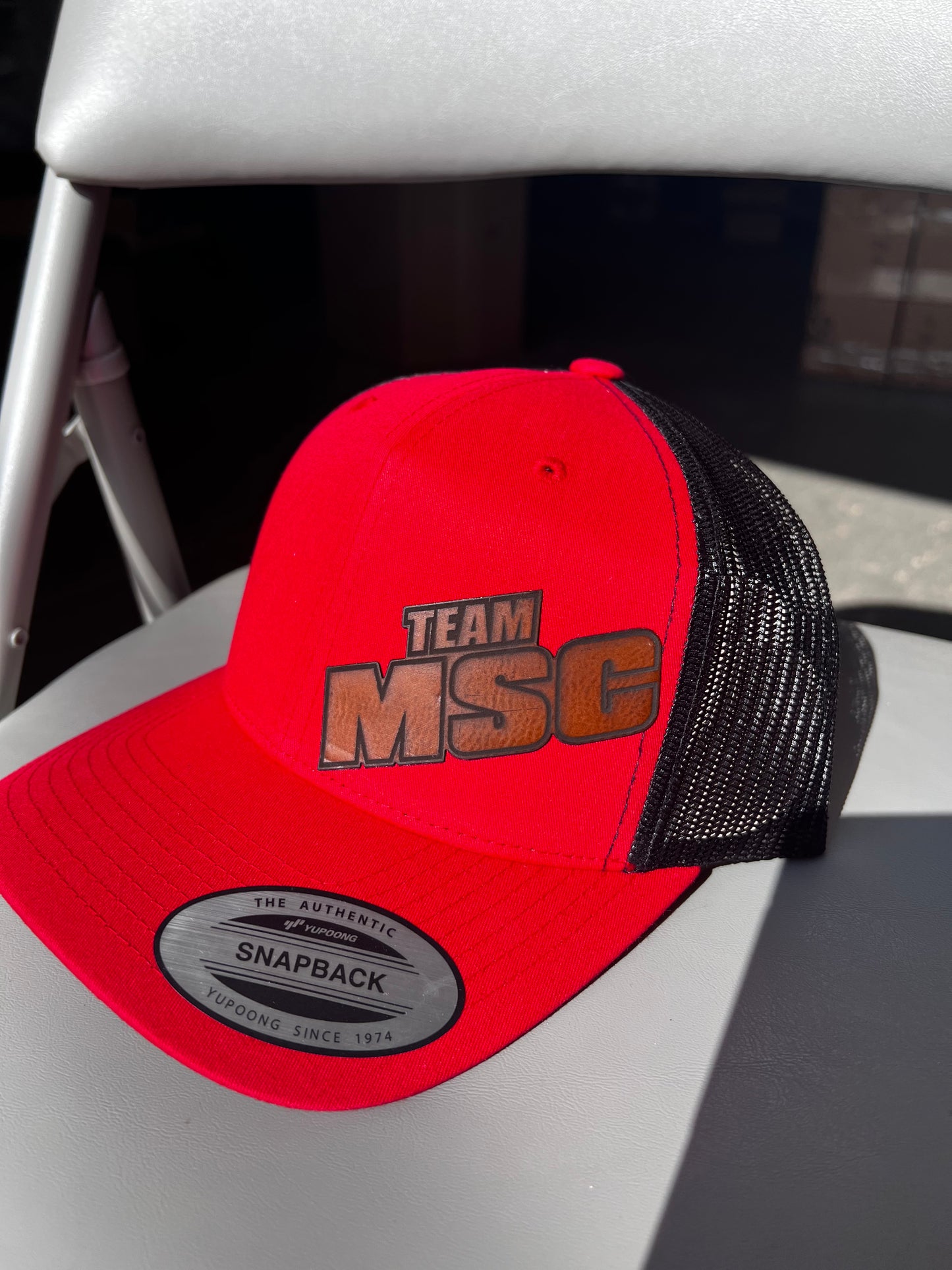 TEAM MSC LEATHER PATCH HAT