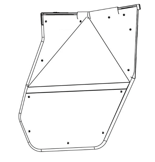 Rival - Alloy Door Skin (LEFT) - Can-Am