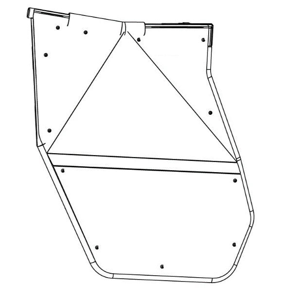 Rival - Alloy Door Skin (RIGHT) - Can-Am