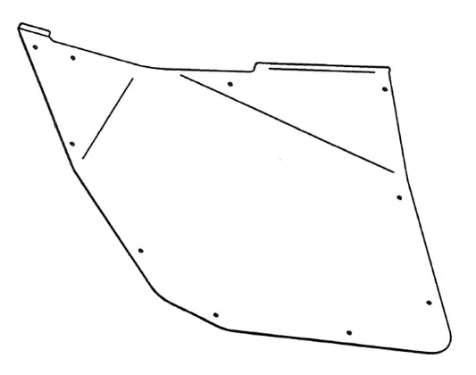 Rival - Alloy Door Skin (LEFT) - Polaris Ranger 570/900/1000/1000XP/Diesel