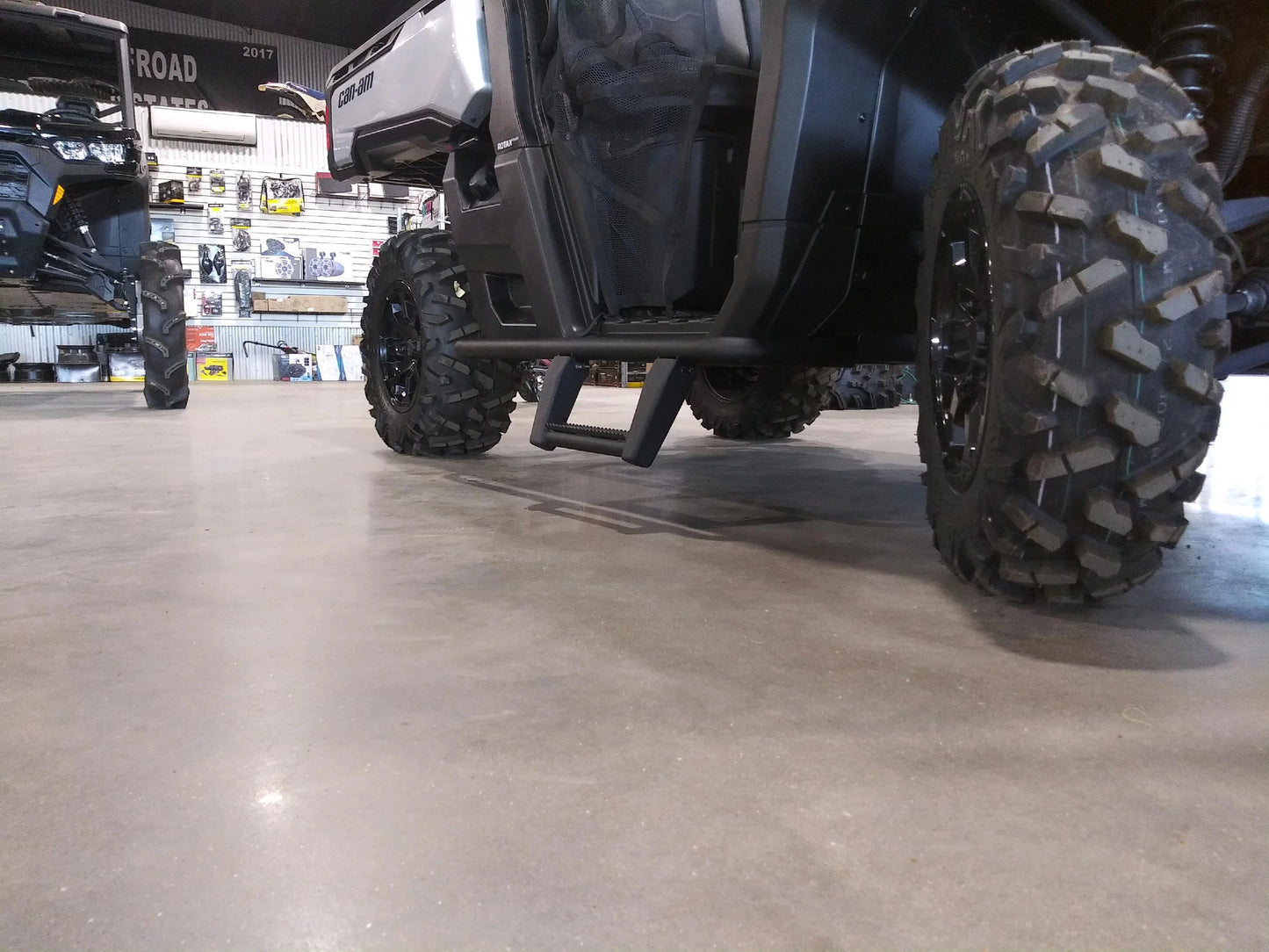 Rival - Can-Am Defender HD5 / HD8 / HD10 Tube Rock Slider (excl Max) Removable Step