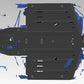 Rival - Polaris General 1000 Alloy Central Skid Plate