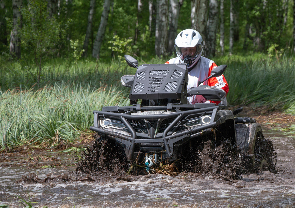 Rival -CF Moto C Force 800XC/1000 Radiator Relocation Kit With Snorkel