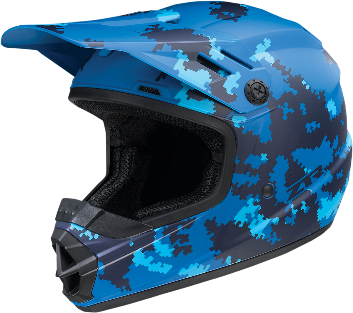 Z1R Youth Rise Helmet - Digi Camo - Blue - Large 0111-1465