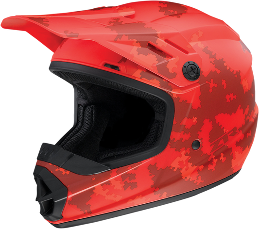 Z1R Youth Rise Helmet - Digi Camo - Red - Medium 0111-1461