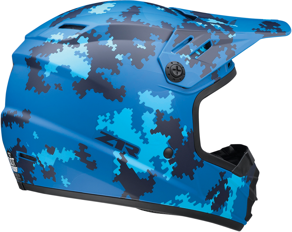 Z1R Youth Rise Helmet - Digi Camo - Blue - Small 0111-1463