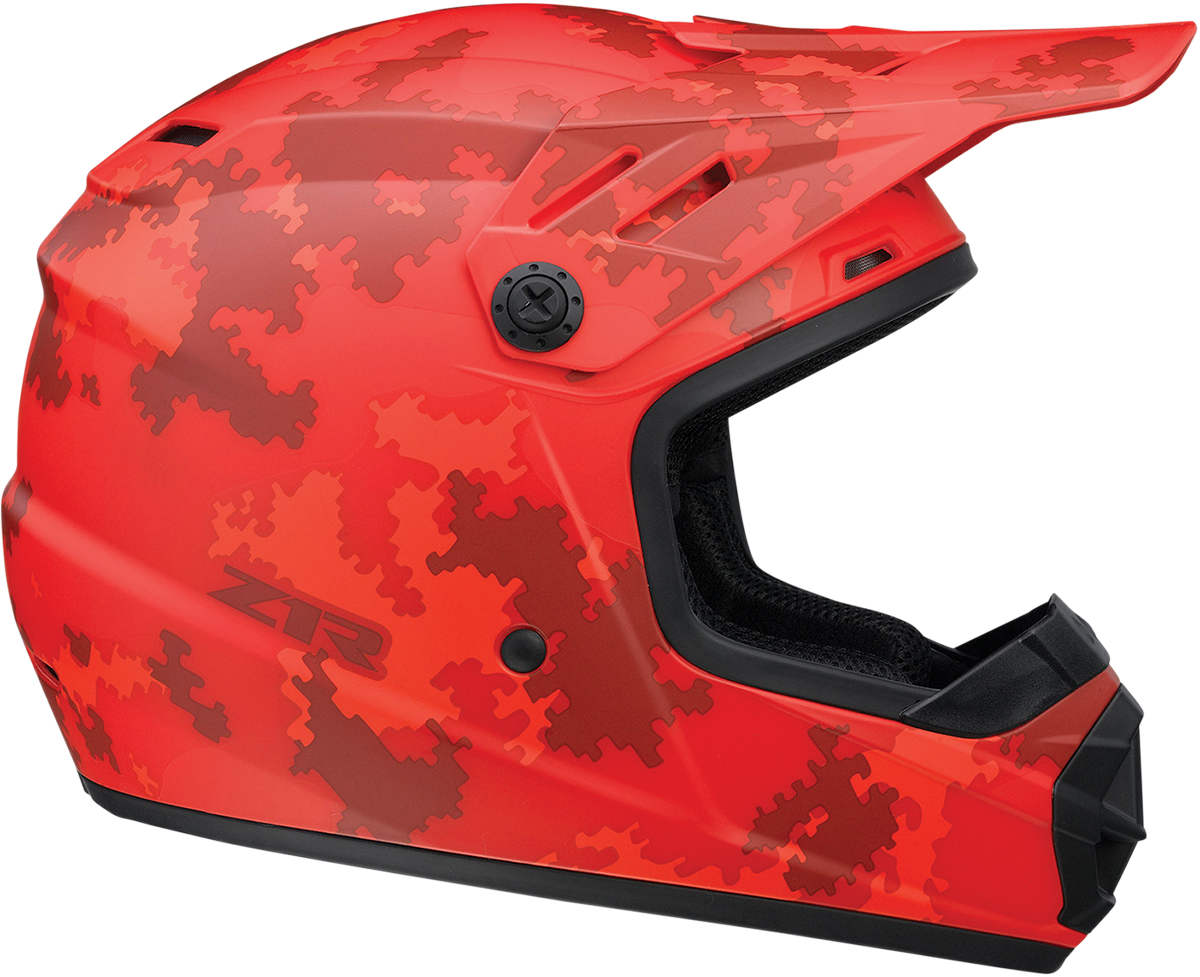 Z1R Youth Rise Helmet - Digi Camo - Red - Large 0111-1462