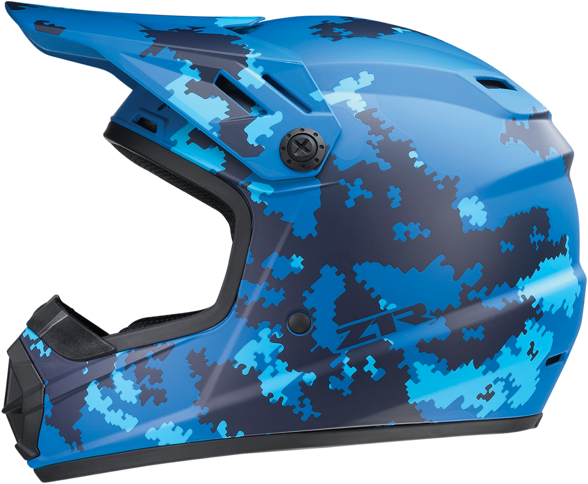 Z1R Youth Rise Helmet - Digi Camo - Blue - Medium 0111-1464