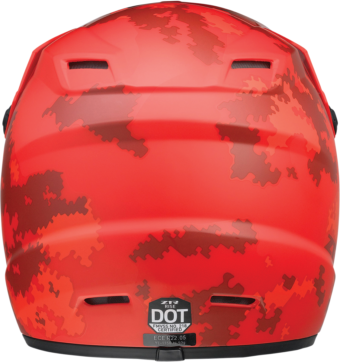 Z1R Youth Rise Helmet - Digi Camo - Red - Large 0111-1462