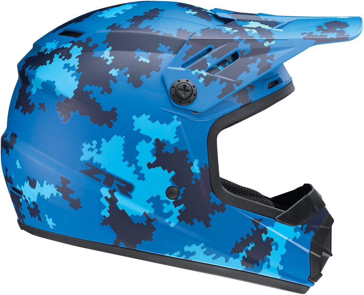 Z1R Youth Rise Helmet - Digi Camo - Blue - Small 0111-1463