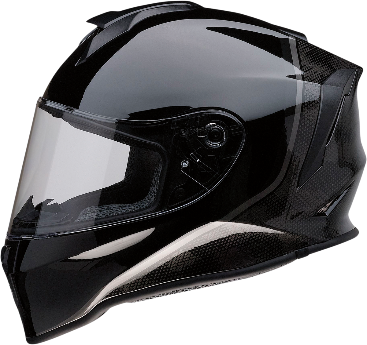 Z1R Youth Warrant Helmet - Kuda - Gloss Black - Large 0102-0247