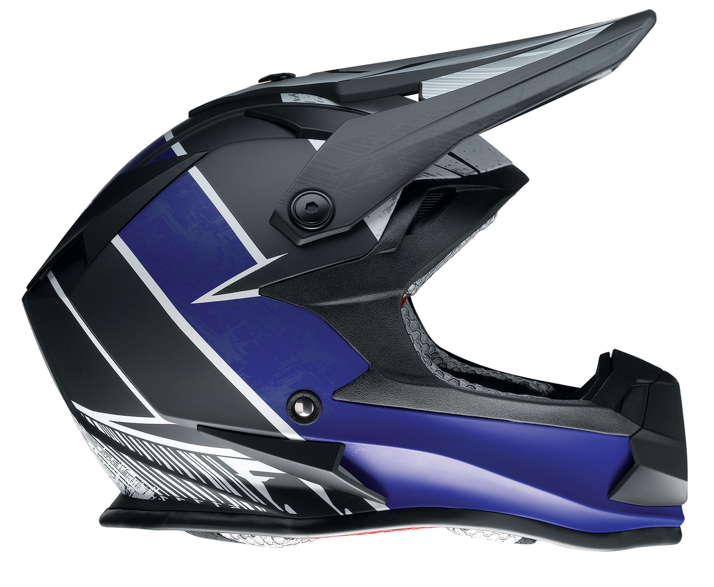 Z1R Youth F.I. Helmet - Fractal - MIPS? - Matte Black/Blue - Medium 0111-1512