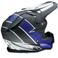 Z1R Youth F.I. Helmet - Fractal - MIPS? - Matte Black/Blue - Medium 0111-1512