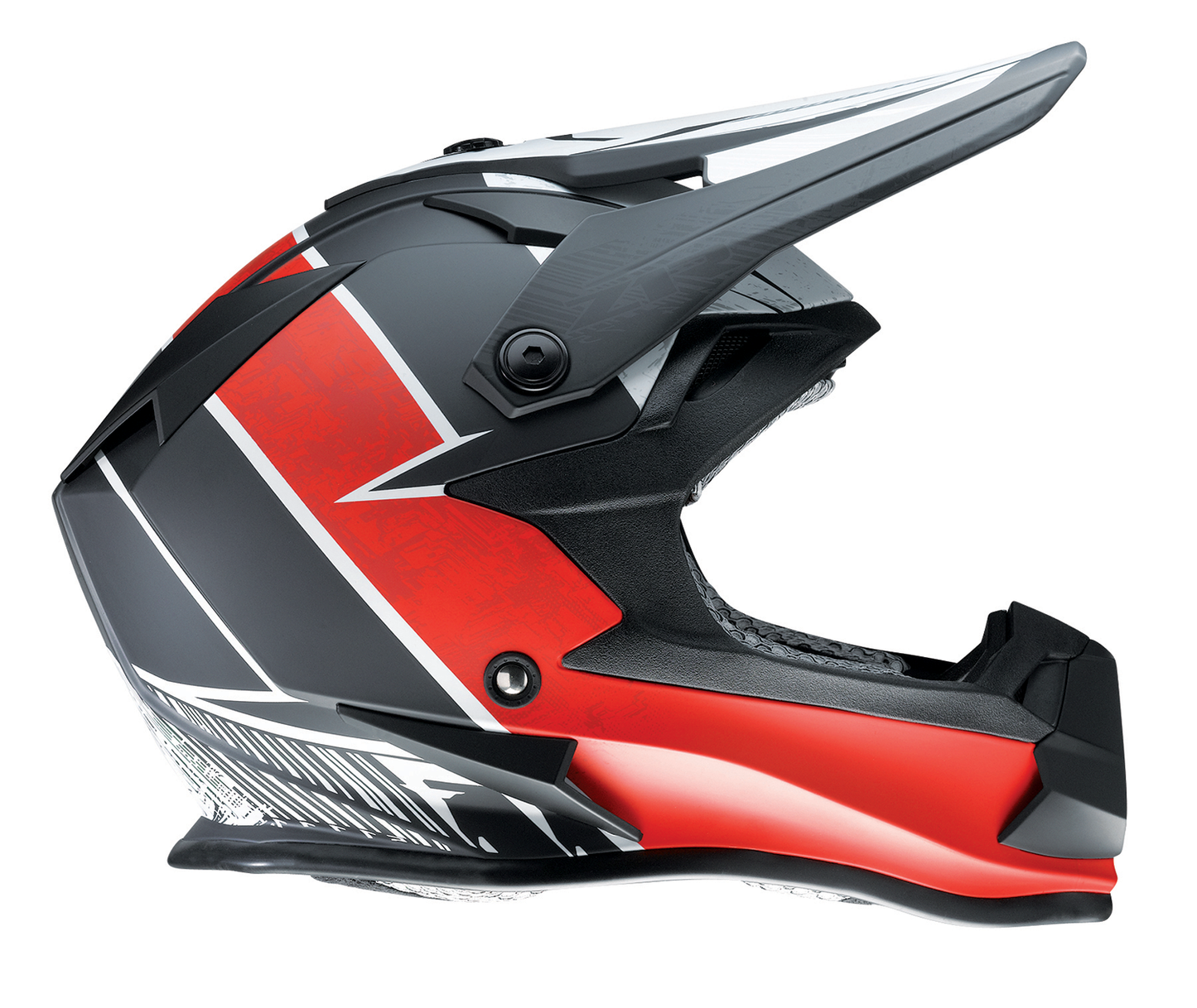 Z1R Youth F.I. Helmet - Fractal - MIPS? - Matte Black/Red - Small 0111-1517