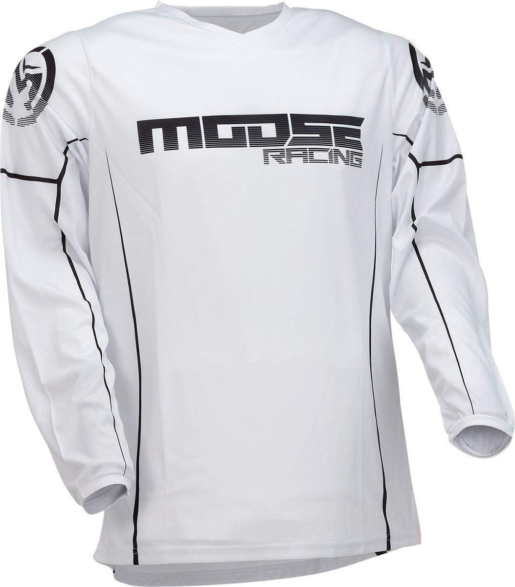 MOOSE RACING Qualifier? Jersey - Black/White - Medium 2910-7189