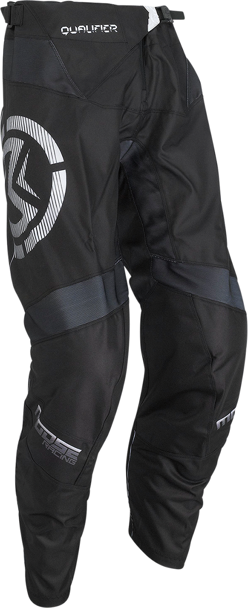 MOOSE RACING Qualifier? Pants - Black/White - 30 2901-10351