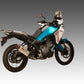 Yoshimura - IBEX / MT 450 2025 RS-12 ADV Stainless Slip-On Exhaust w/ Stainless Muffler