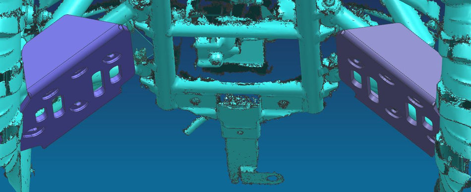 Rival - CF Moto C Force 600 Plastic Rear A Arm Guards