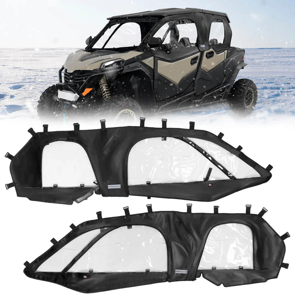 KEMIMOTO - Soft Cab Enclosures for CFMOTO ZForce 950 SPORT 4 2024+