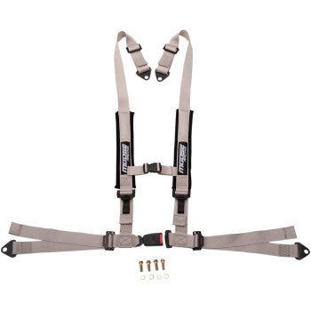 MOOSE RACING 4-POINT HARNESS - GREY