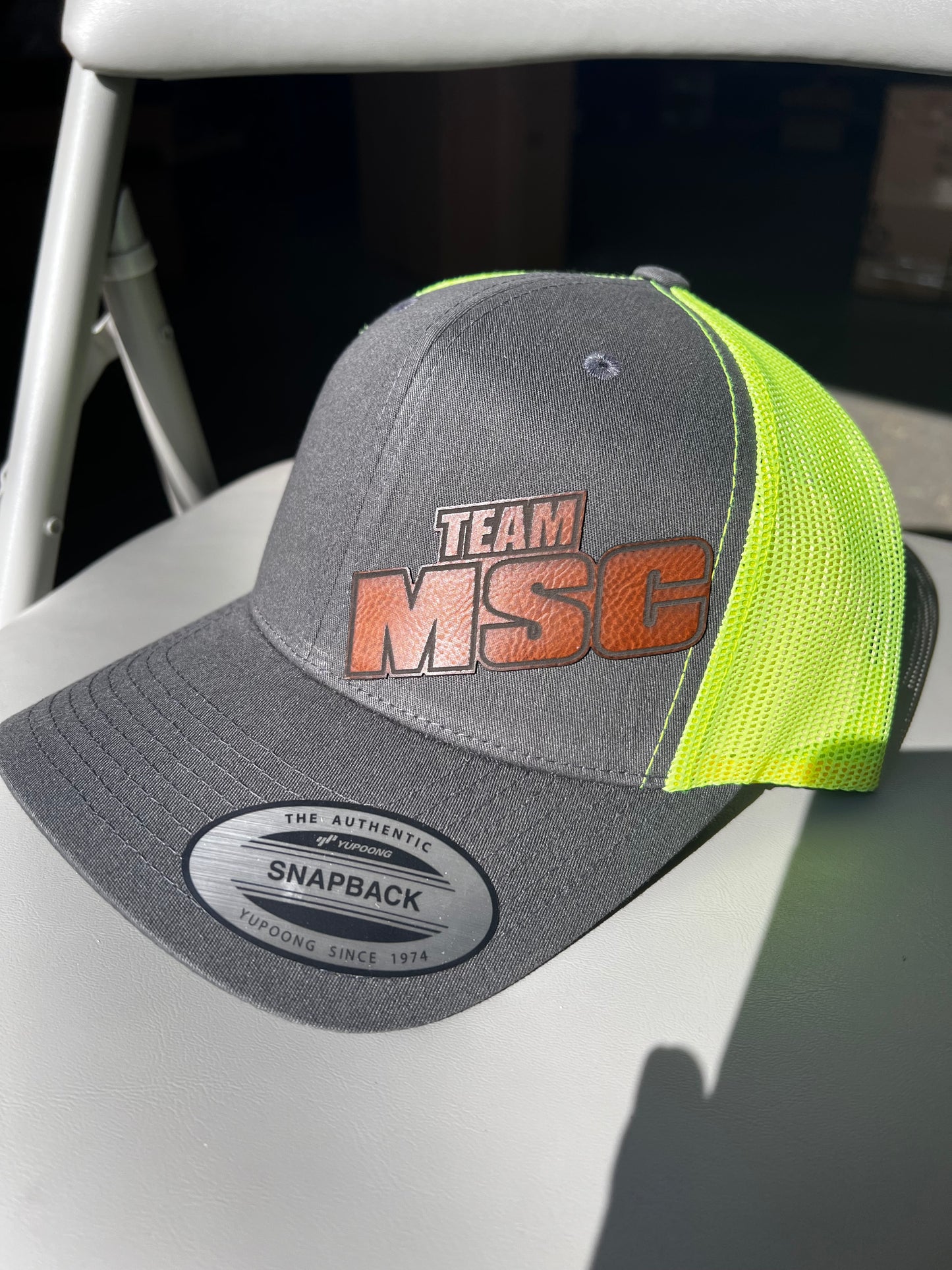 TEAM MSC LEATHER PATCH HAT