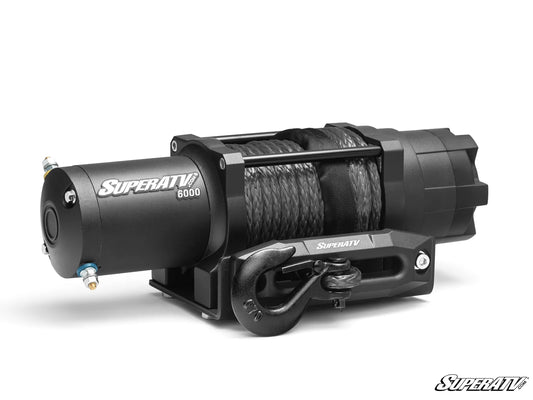 SuperATV - 6000 Lb. UTV/ATV Winch (With Wireless Remote & Synthetic Rope)