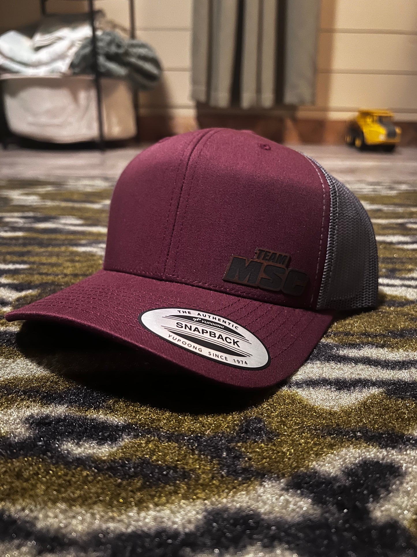 TEAM MSC LEATHER PATCH HAT