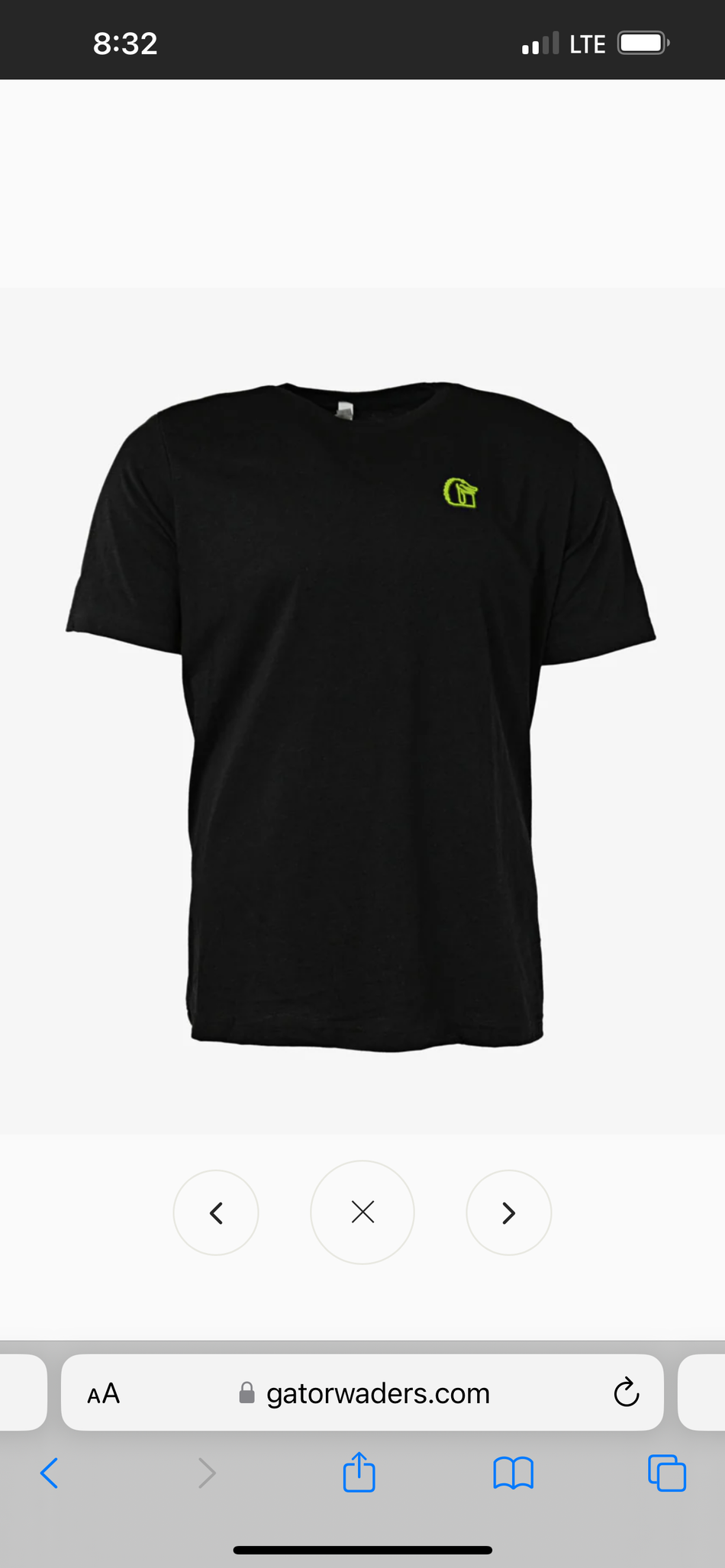 GW LOGO NEON GRAPHIC TEE | BLACK