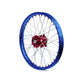 Beta - Dubya Wheel Set Red Hub, Blue Rim, Red Nips