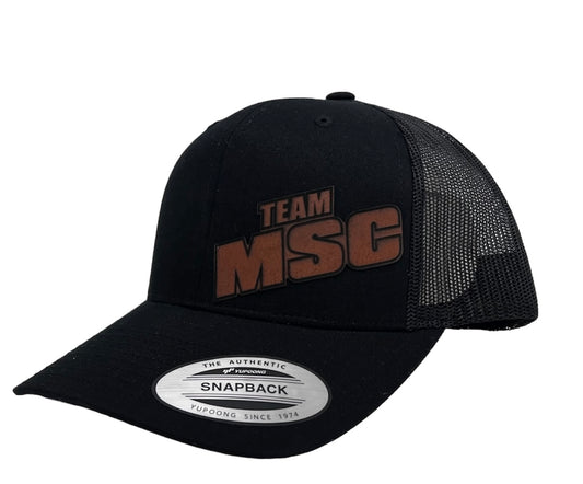 TEAM MSC LEATHER PATCH HAT