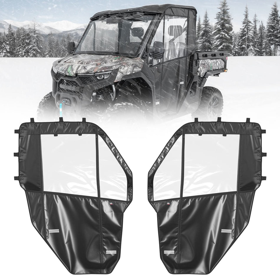 KEMIMOTO - UTV Soft Full Doors Cab Enclosure for CFMOTO UFORCE U10 Pro
