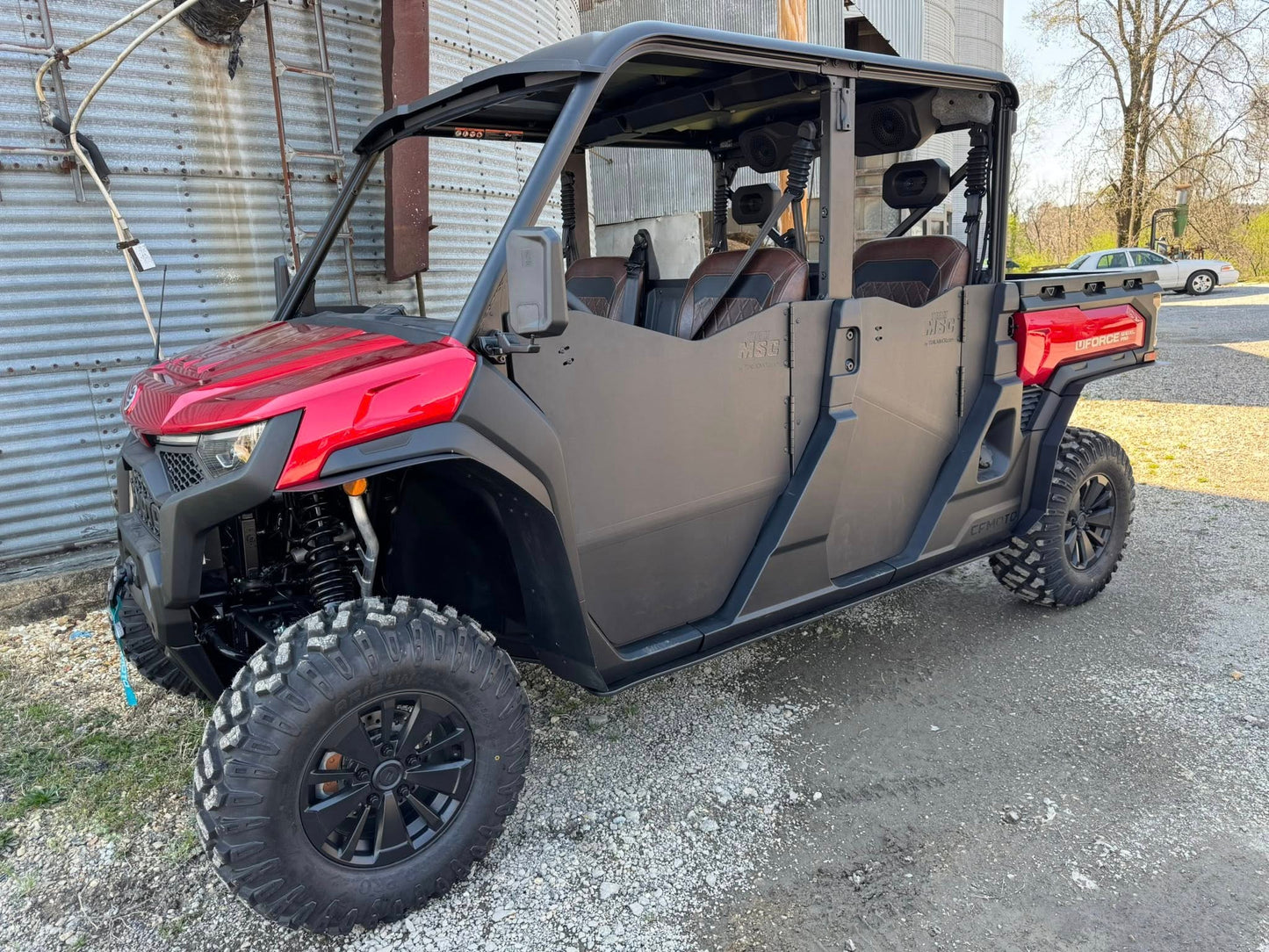 PRE-ORDER - TEAM MSC - CFMOTO U10 PRO -  Mud Flap Fender Extensions
