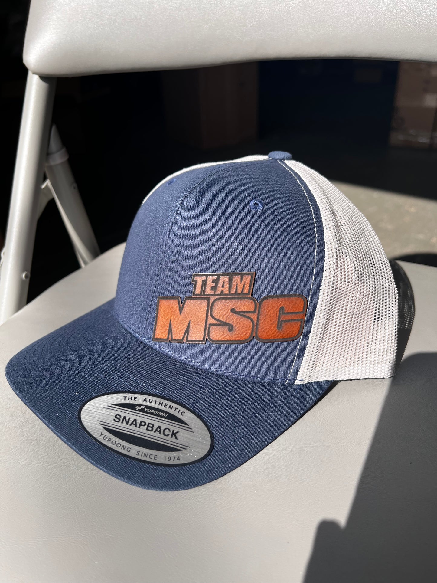 TEAM MSC LEATHER PATCH HAT