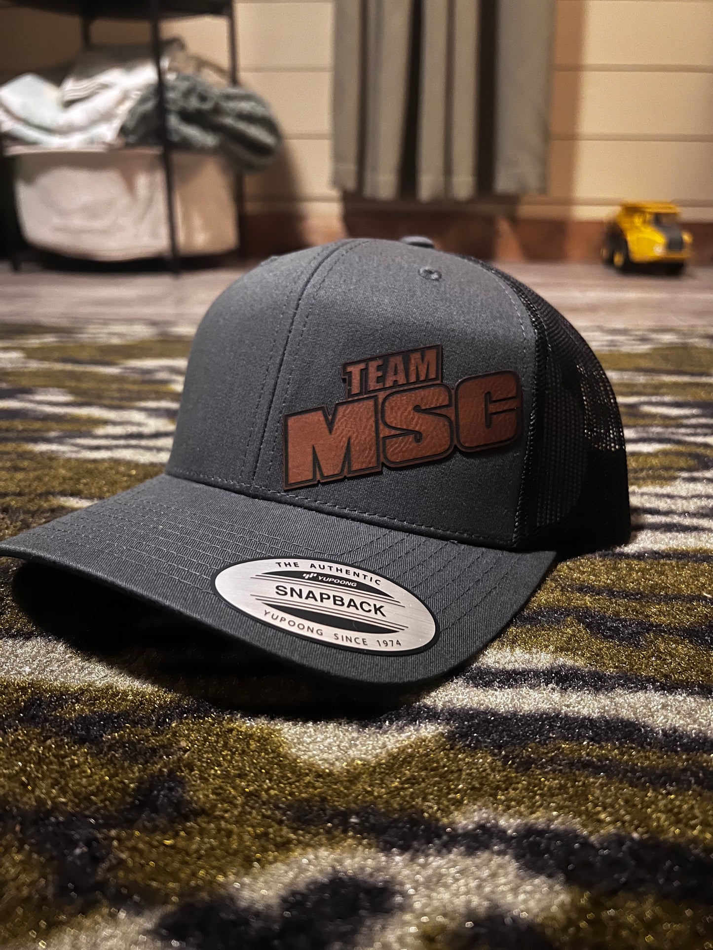 TEAM MSC LEATHER PATCH HAT