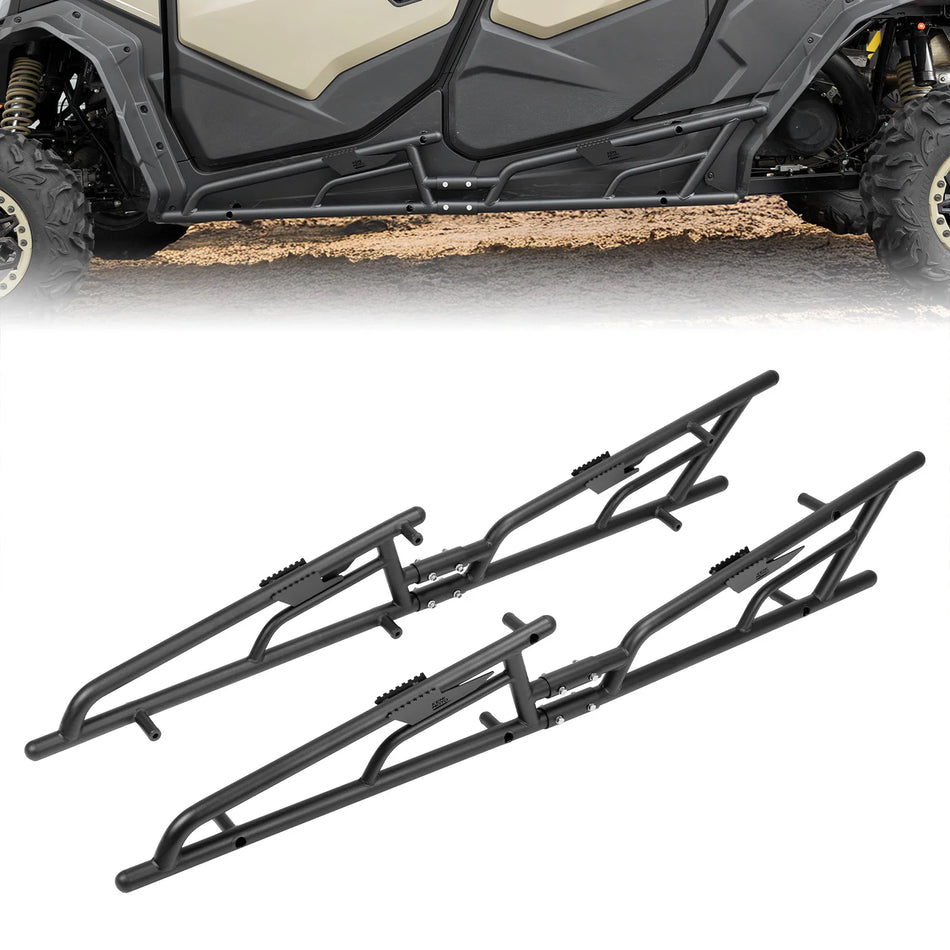 KEMIMOTO - Nerf Bars / Rock Sliders with Step Function for CFMOTO ZForce 950 Sport-4