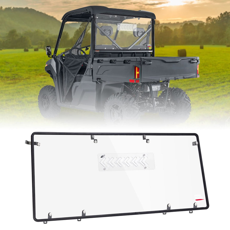 KEMIMOTO - Sliding Vented Rear Window for CFMOTO UFORCE 600 (2021-2025)