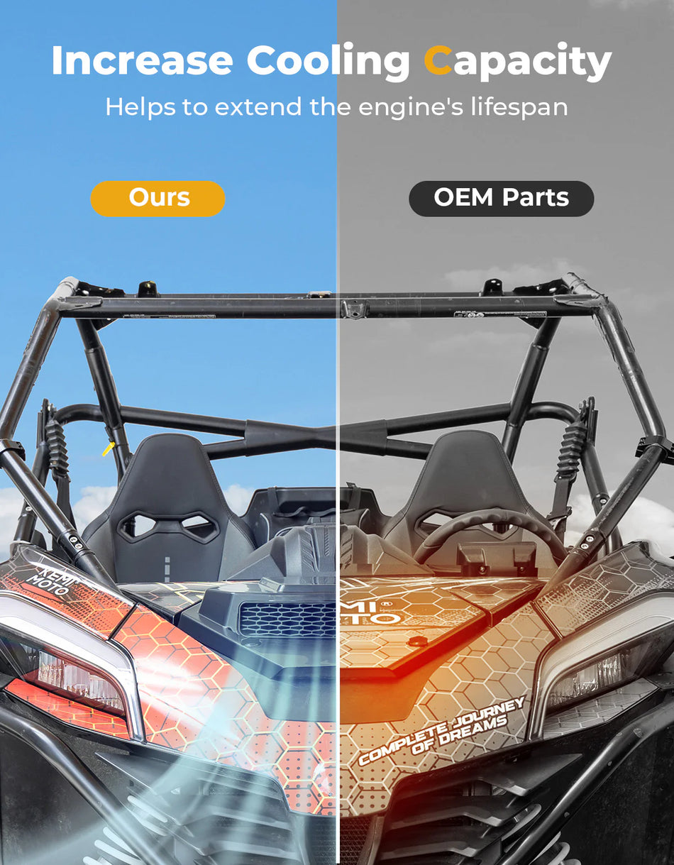 KEMIMOTO - UTV Hood Scoop With Vented Mesh for CFMOTO ZForce 950 2020+