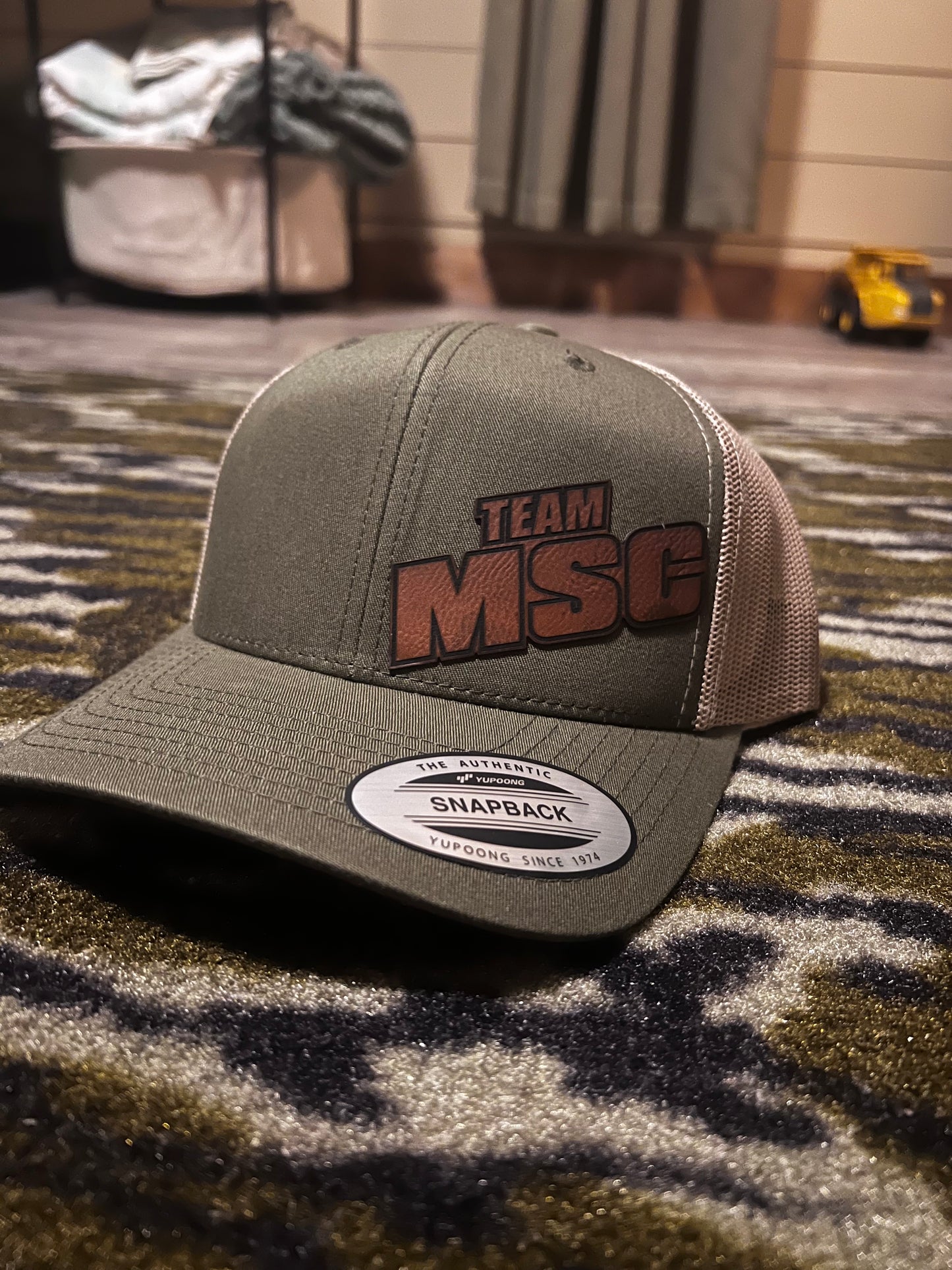 TEAM MSC LEATHER PATCH HAT