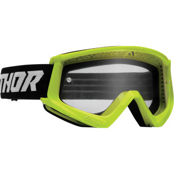 Youth Combat Goggles - Racer - Flo Acid/Black