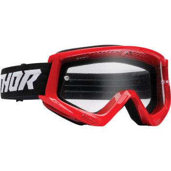 Youth Combat Goggles - Racer - Red/Black
