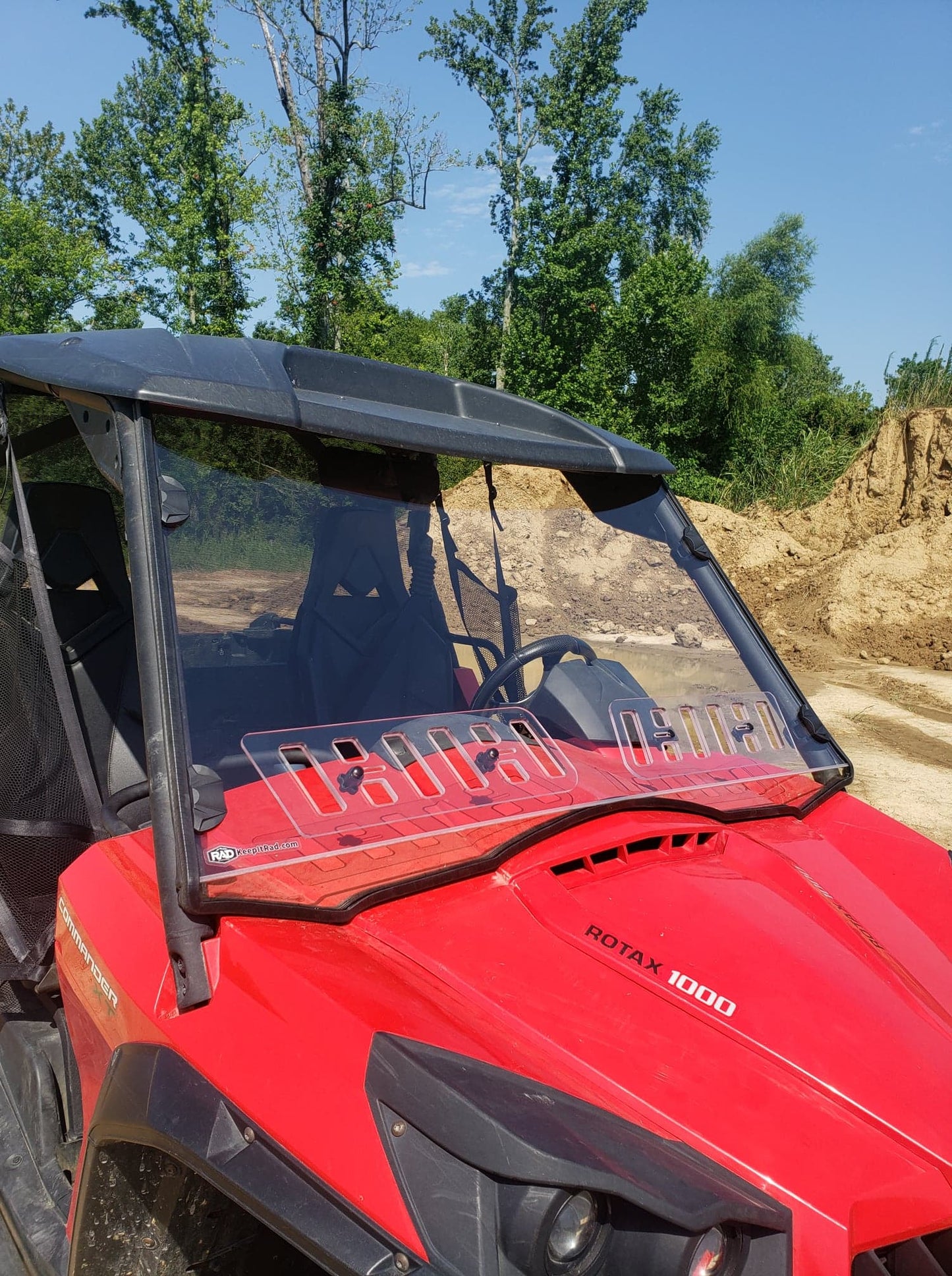 Team MSC - Can-Am Commander 800/1000 Windshield