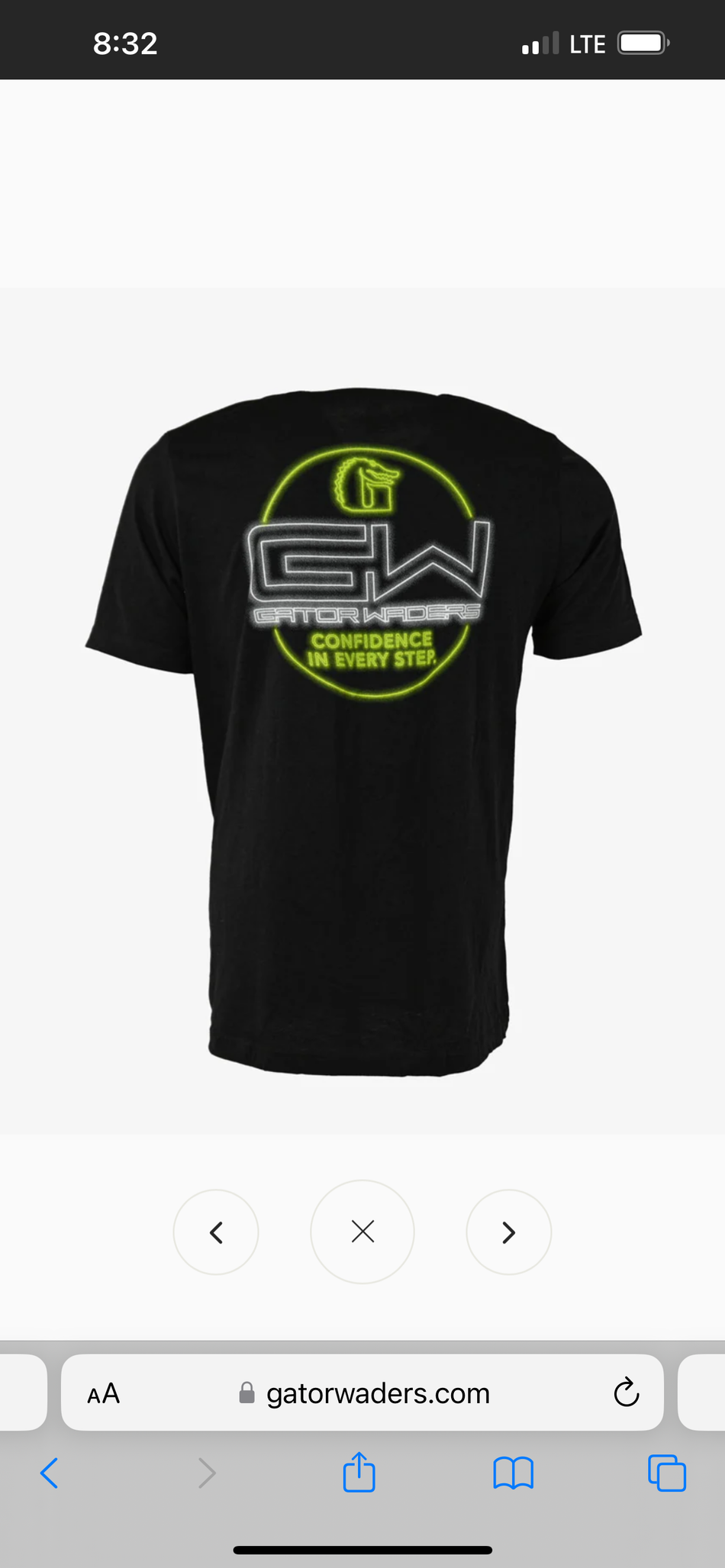 GW LOGO NEON GRAPHIC TEE | BLACK