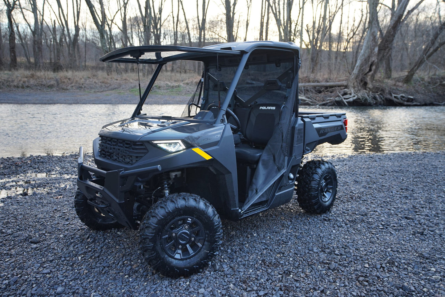 Team MSC - Polaris Ranger 1000 Tip Out Windshield - Light Tint