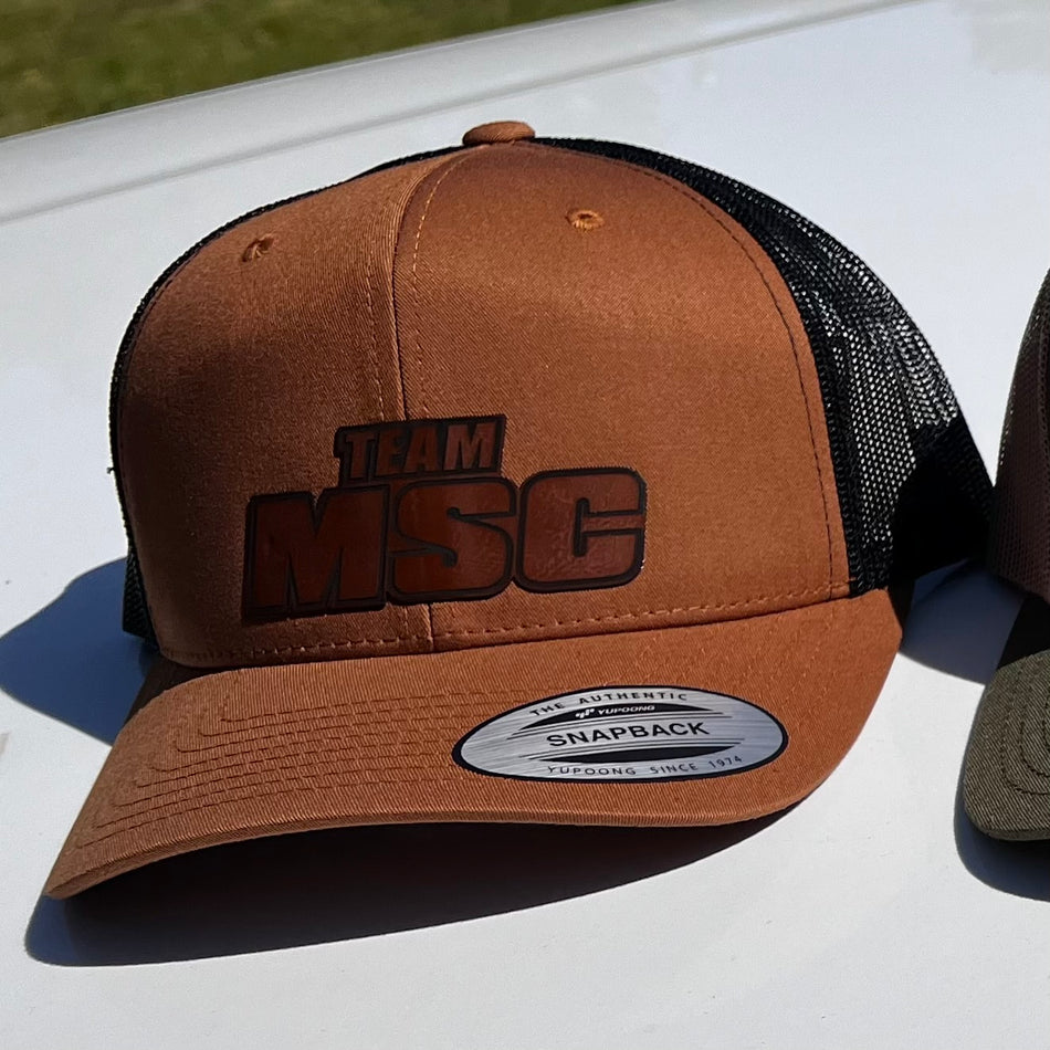TEAM MSC LEATHER PATCH HAT