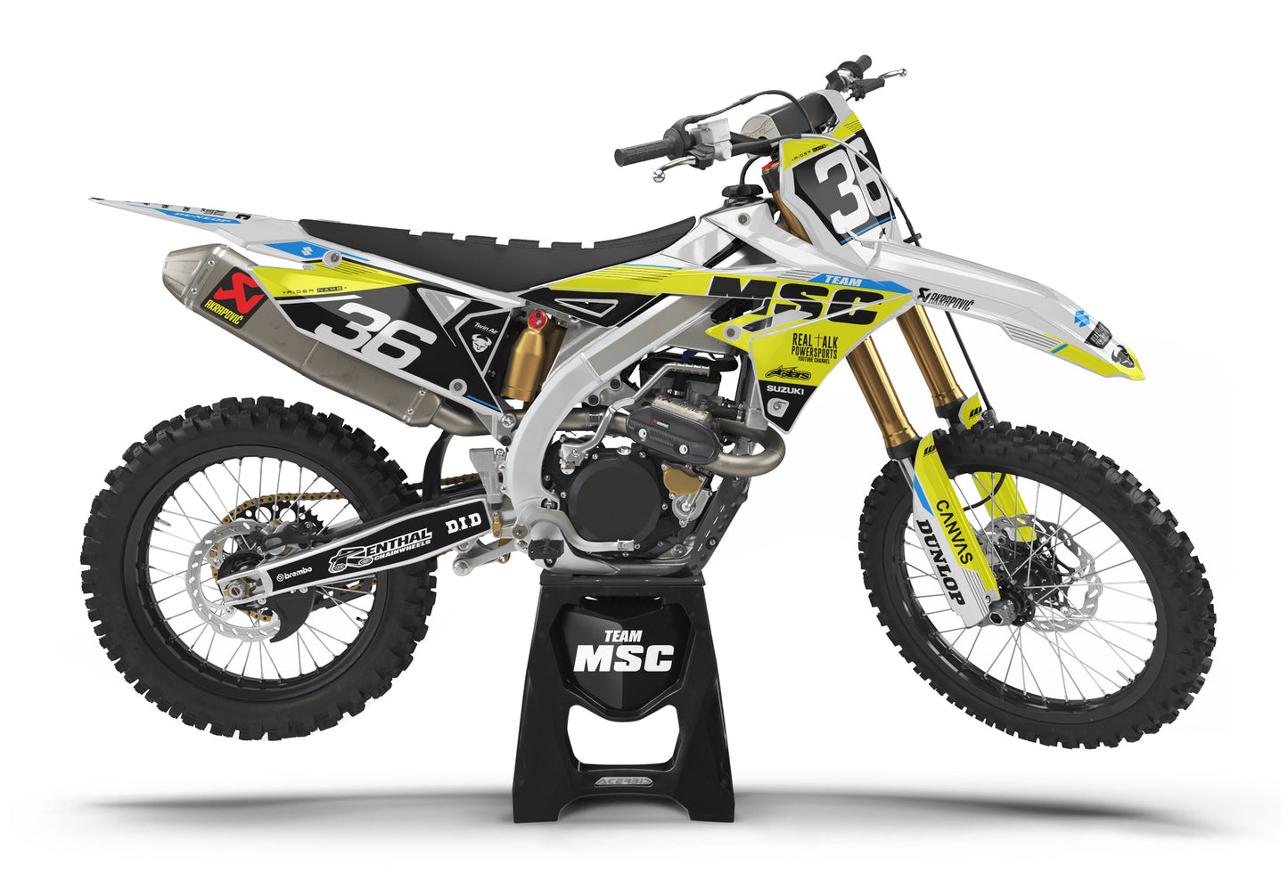 TEAM MSC - SUZUKI MX GRAPHIC KIT #1